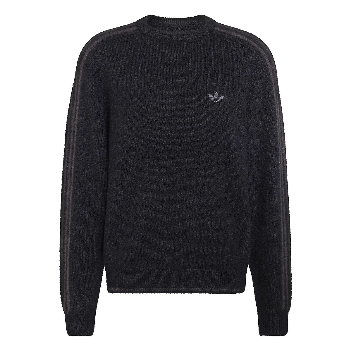 Pull col rond noir, adidas Originals