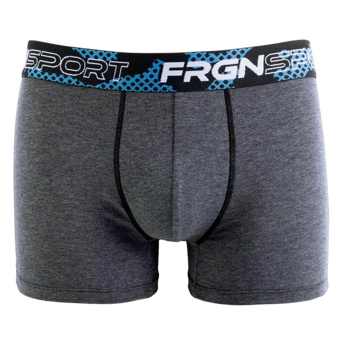 Lot De 4 Boxers Sport Coton noir/gris/bleu, FREEGUN