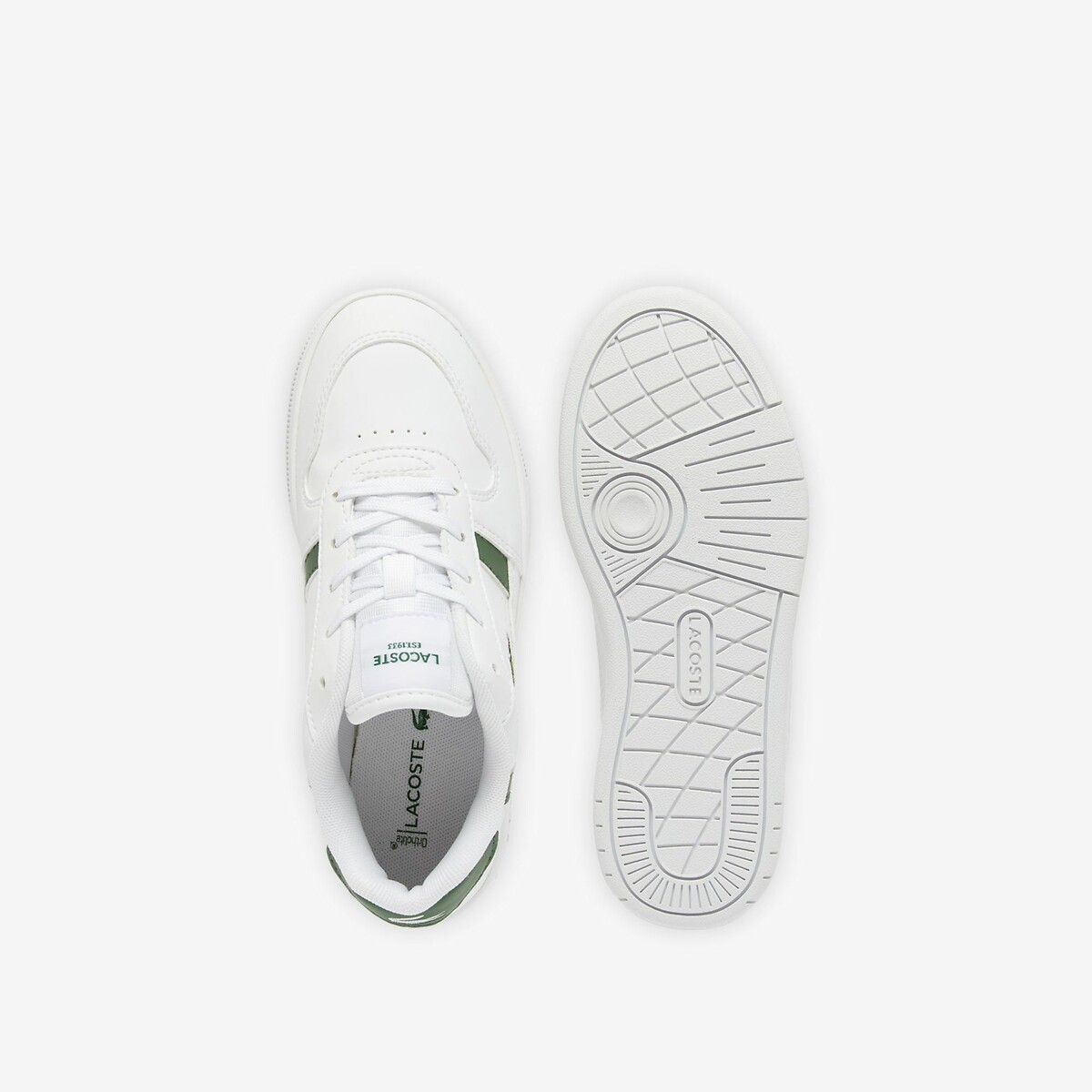 Sneakers T-Clip Set wit/groen, LACOSTE
