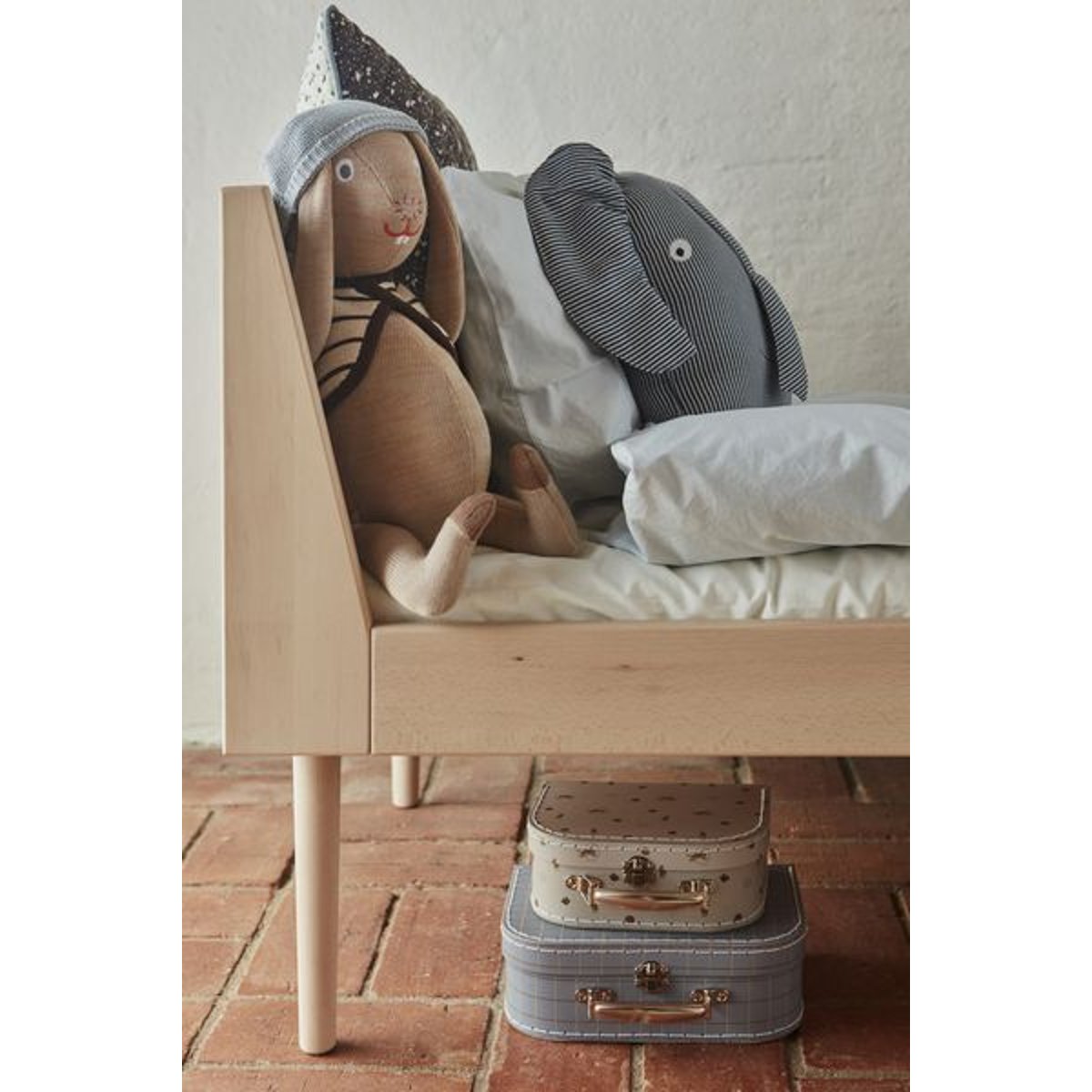 Coussin en coton à thème animalier bleu, OYOY LIVING DESIGN