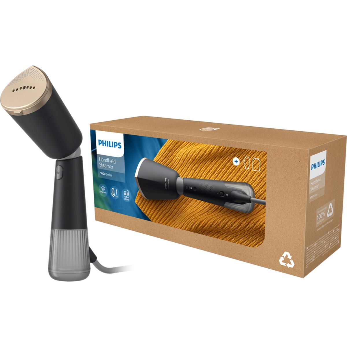 Défroisseur vapeur STH5030/80 steamer noir couleur unique, PHILIPS