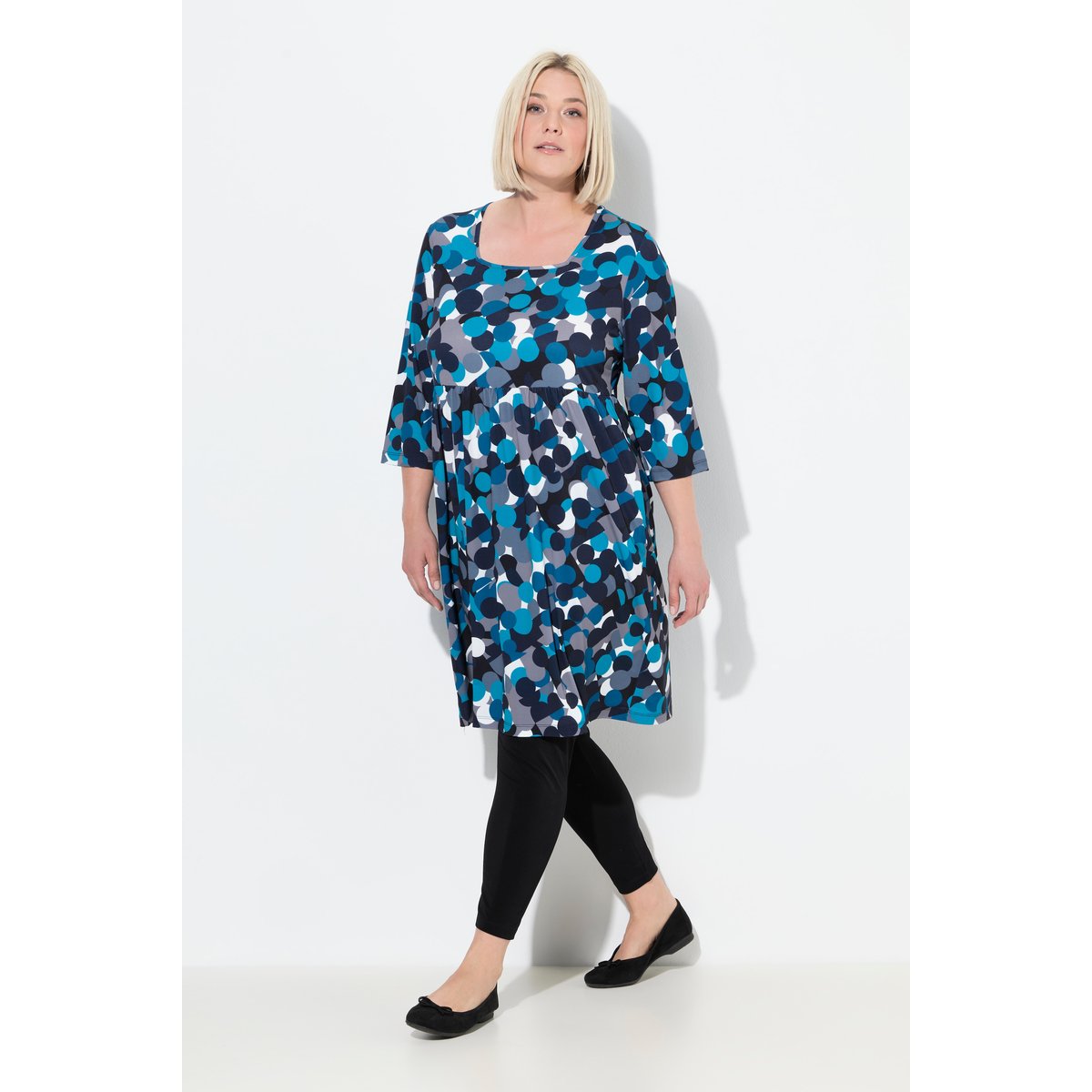 T-shirt long noir, ULLA POPKEN