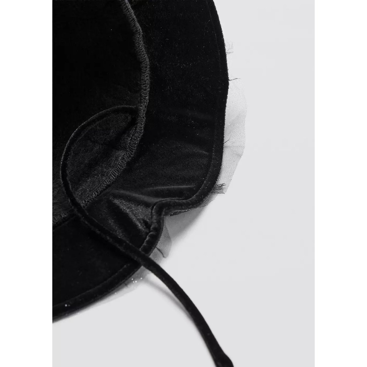 Chapeau de sorcière en tulle avec étoiles noir, MANGO KIDS