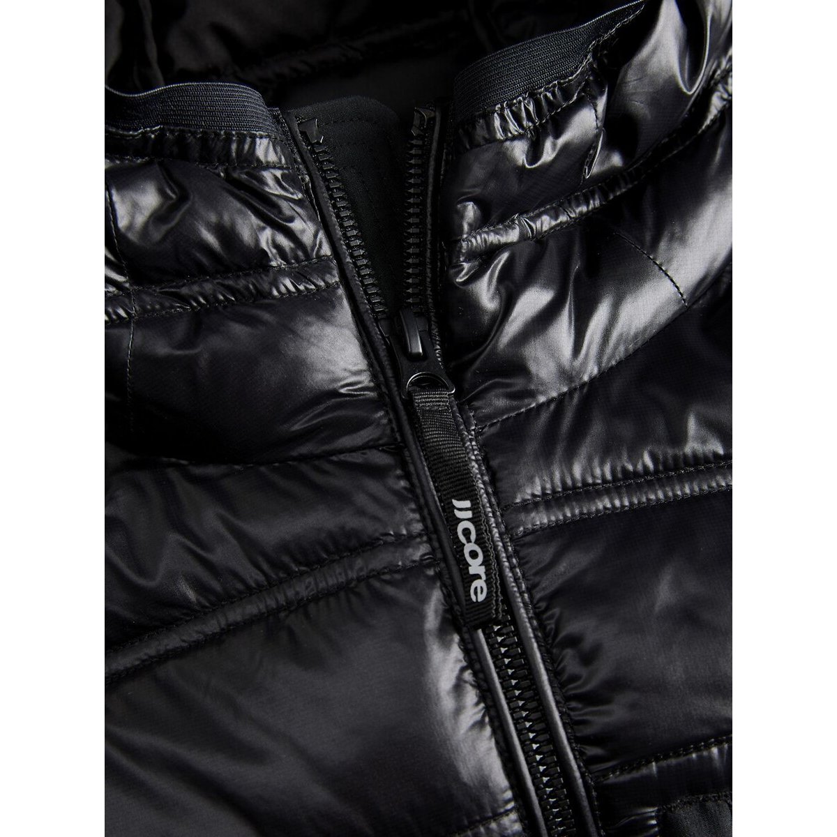Chaqueta brillante con capucha negro, JACK & JONES