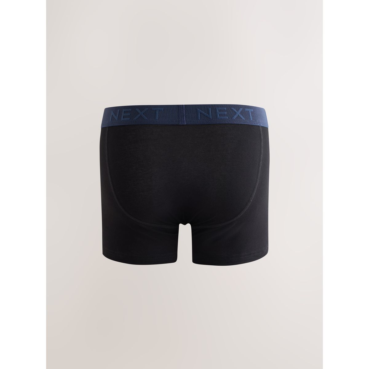 Boxer en coton avec ouverture sur le devant ceintures texturées noires, NEXT