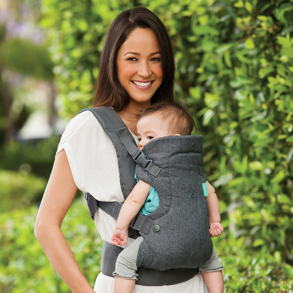 Porte bébé flip 4 en 1 gris/bleu, INFANTINO