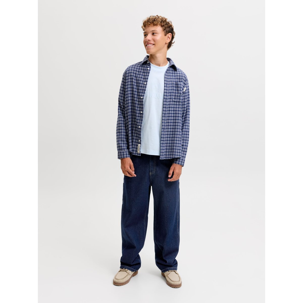 Jean Baggy Fit blue denim, JACK & JONES JUNIOR