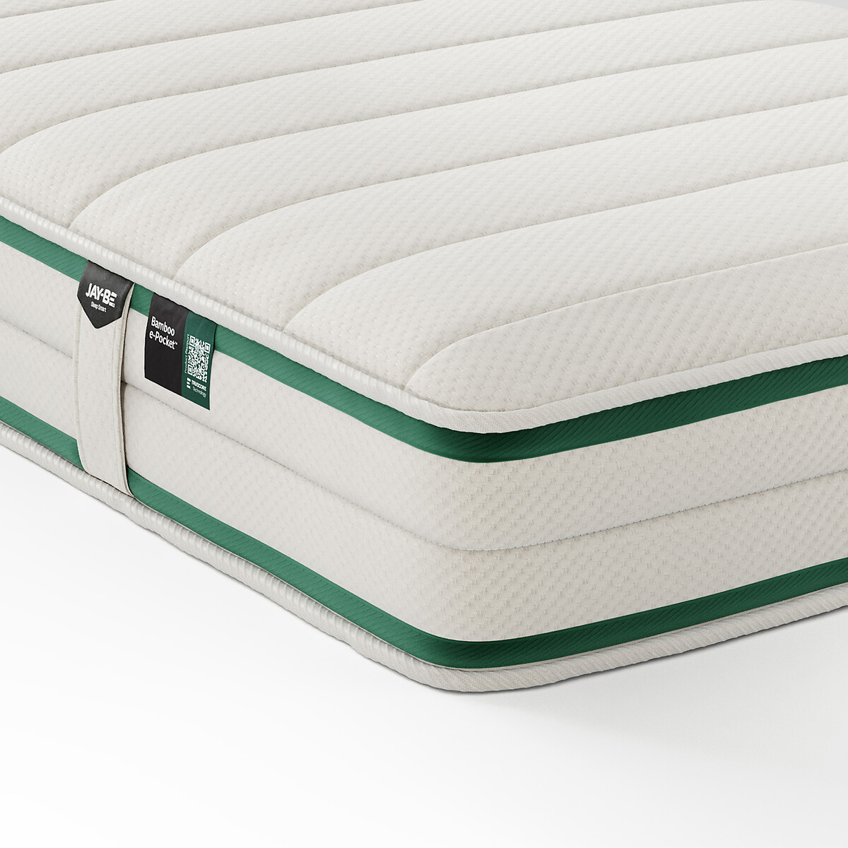 Jay-Be® Natural Fresh Bamboo e-Pocket Children's Mattress ecru/green, JAY-BE