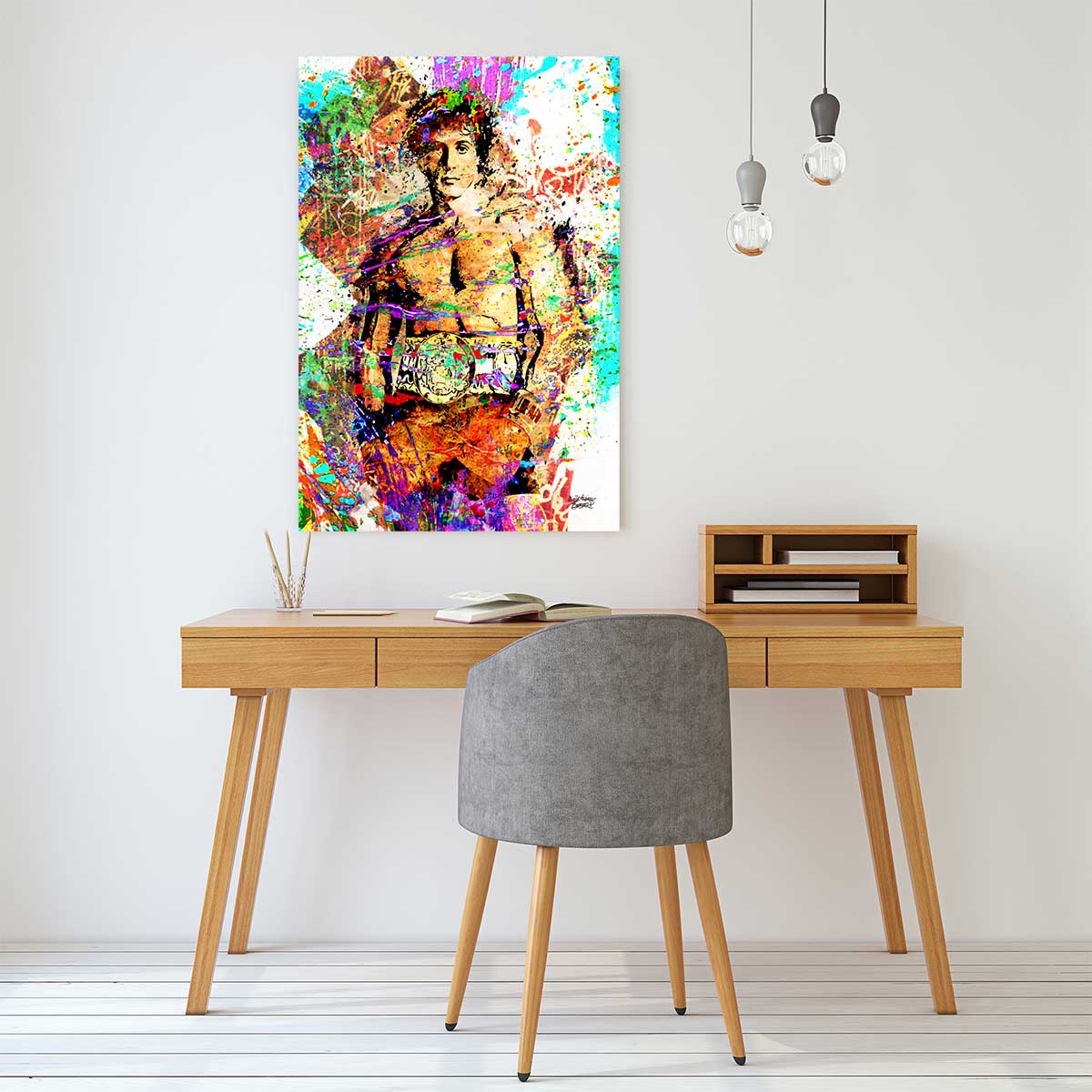 Tableau balboa street art tableau alu dibond, HEXOA