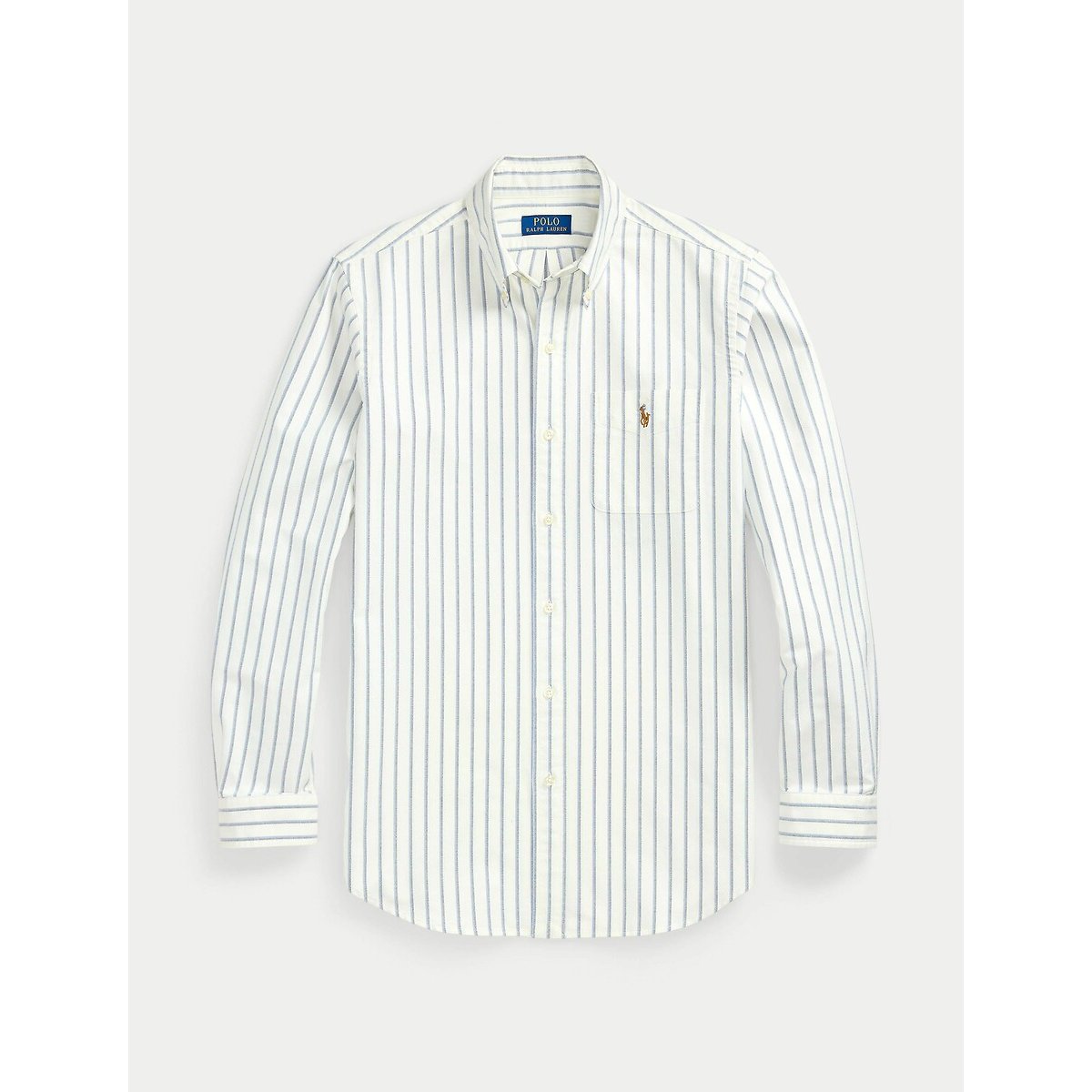 Chemise Oxford à rayures Custom Fit blanc, POLO RALPH LAUREN