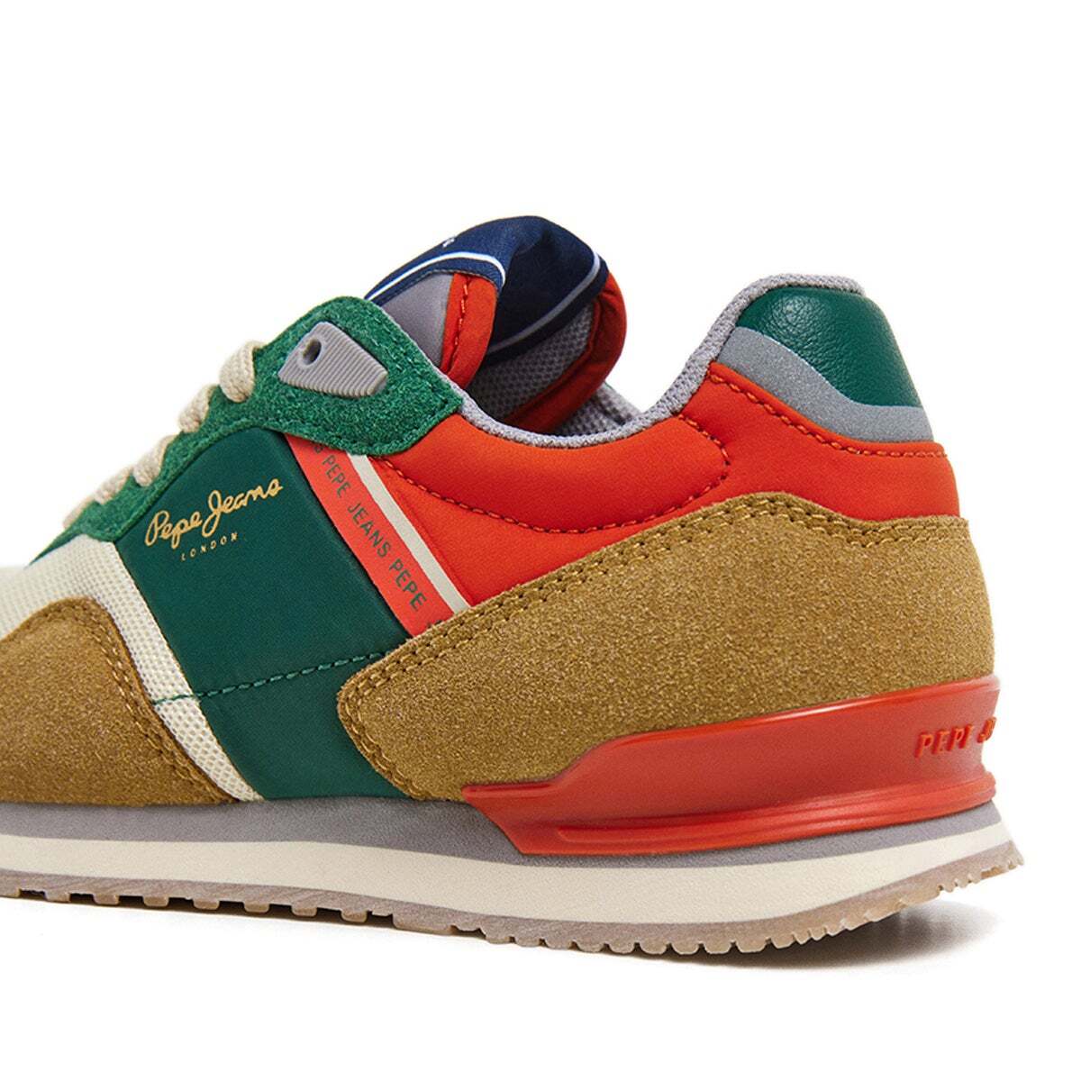 Baskets Combinées beiges grains, PEPE JEANS