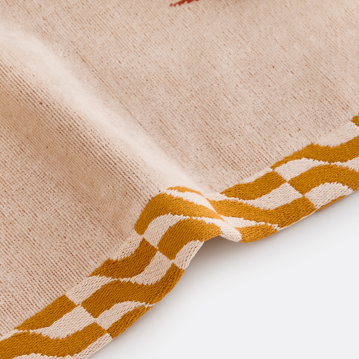 Serviette de plage, en éponge velours 420 g, OMANA sable/marron, LA REDOUTE INTERIEURS