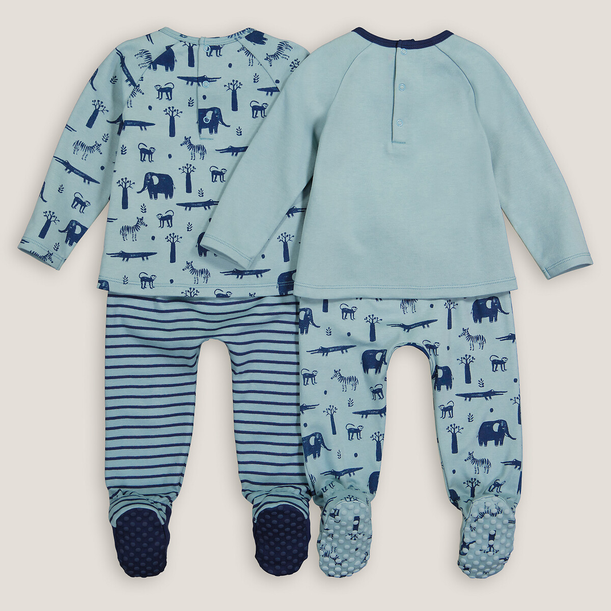 Pack of 2 Pyjamas assorted, LA REDOUTE COLLECTIONS