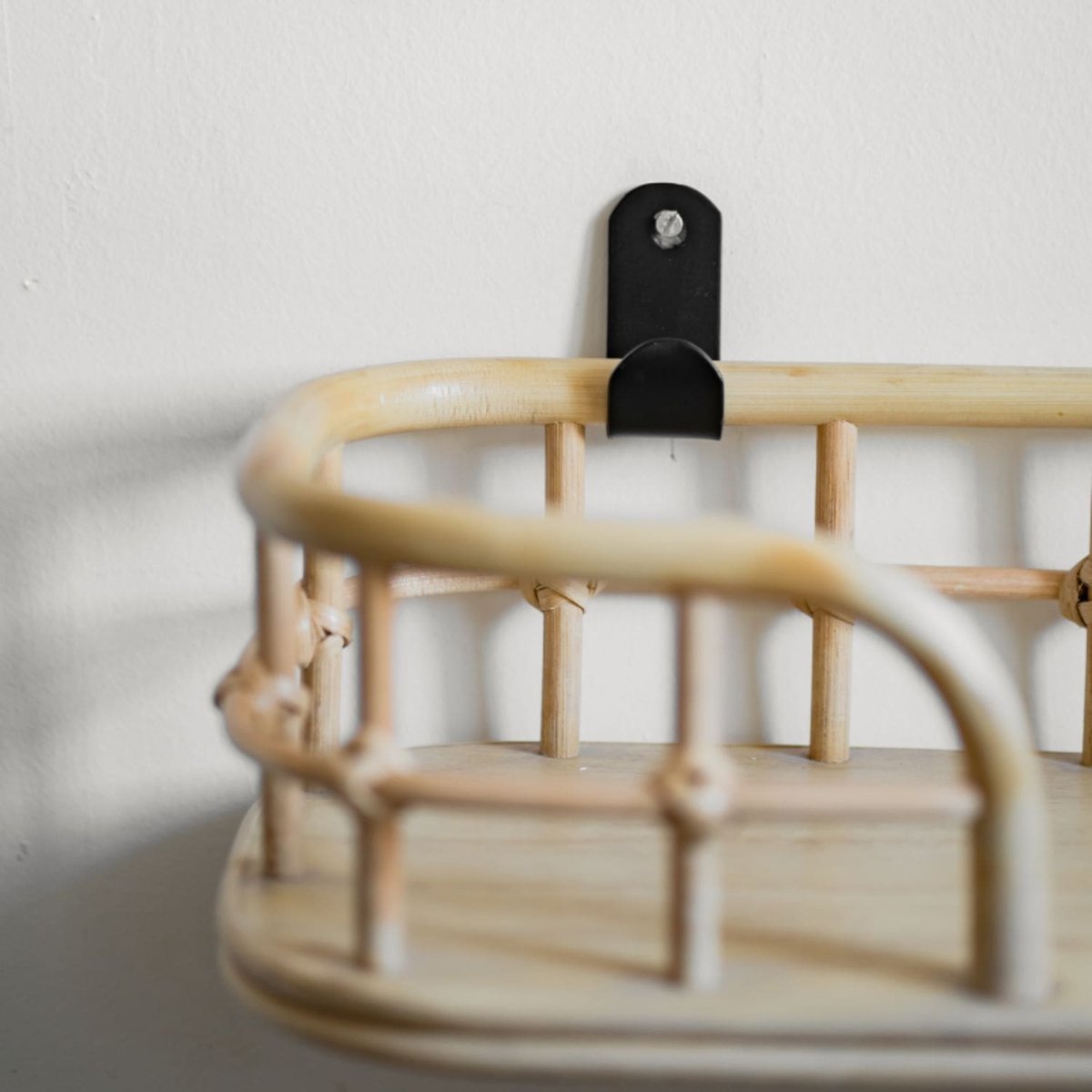 Etagère rotin naturel et métal - JAVA rotin blanchi, SAUDARA COLLECTIONS
