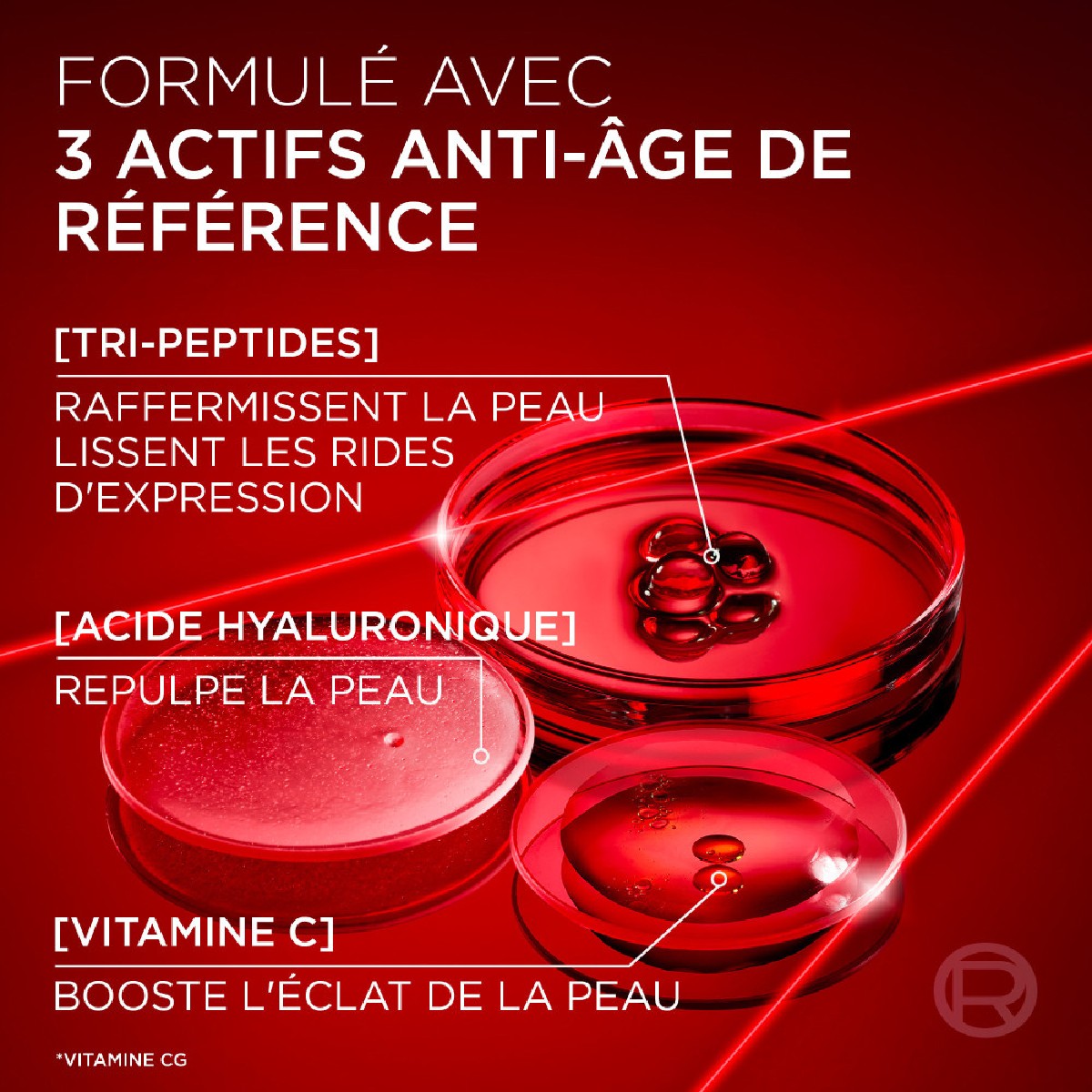 Routine Soin Revitalift Laser Soin Anti-âge 50ml + L'Oréal Paris Revitalift Laser Sérum Correcteur Anti-Âge Tri-Peptides 30ml couleur unique, L'OREAL PARIS