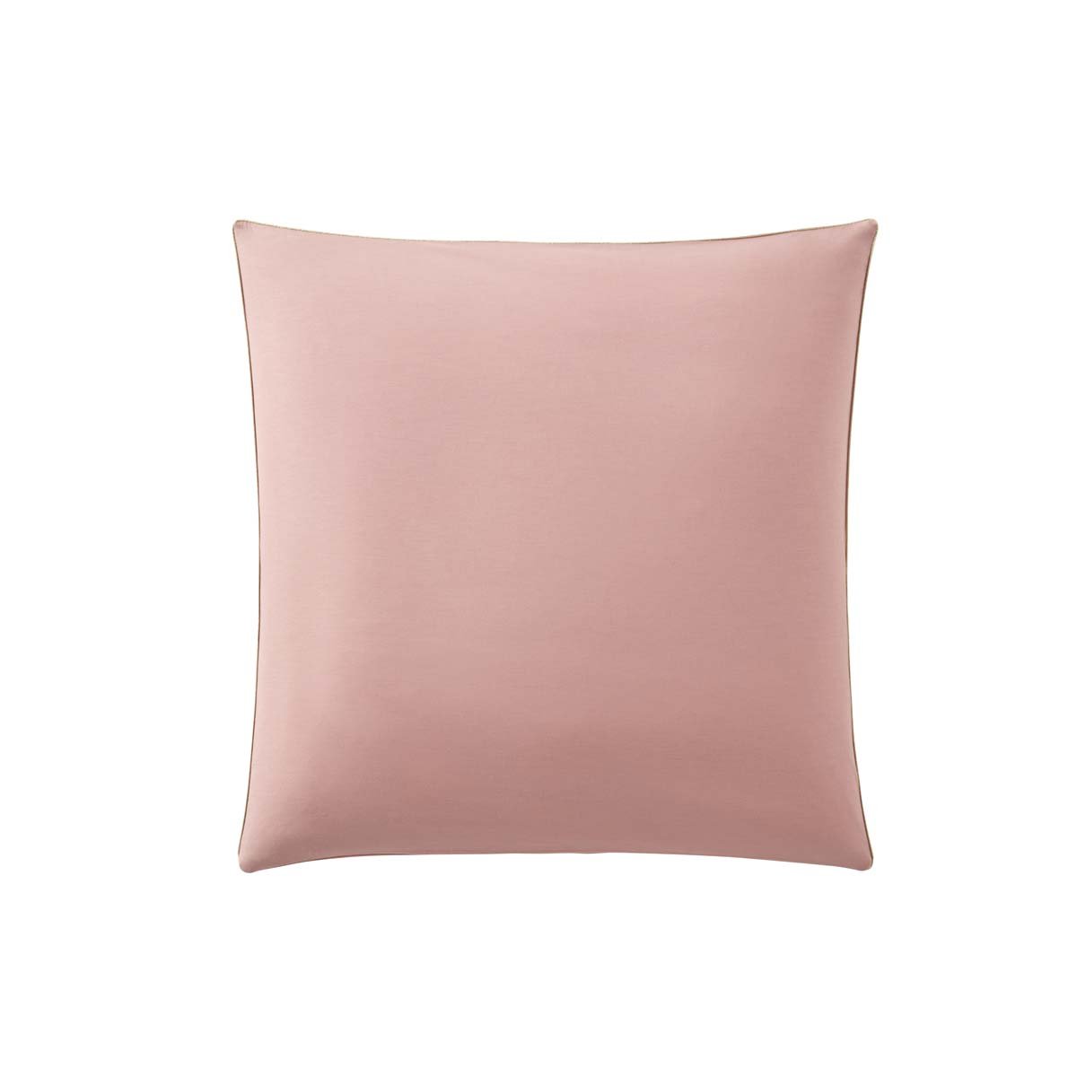Taie d'oreiller bicolore en coton, BONS JOURS ETINCELLE rose indien/rose solaire, ESSIX