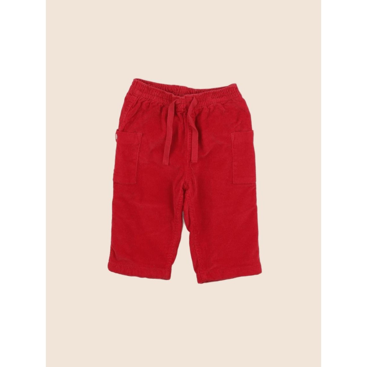 Pantalon - Très bon état rouge, PETIT BATEAU