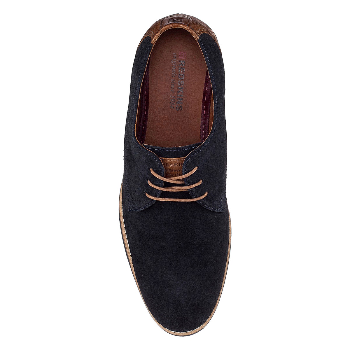 Derbies En Cuir Frval marine/cognac, REDSKINS