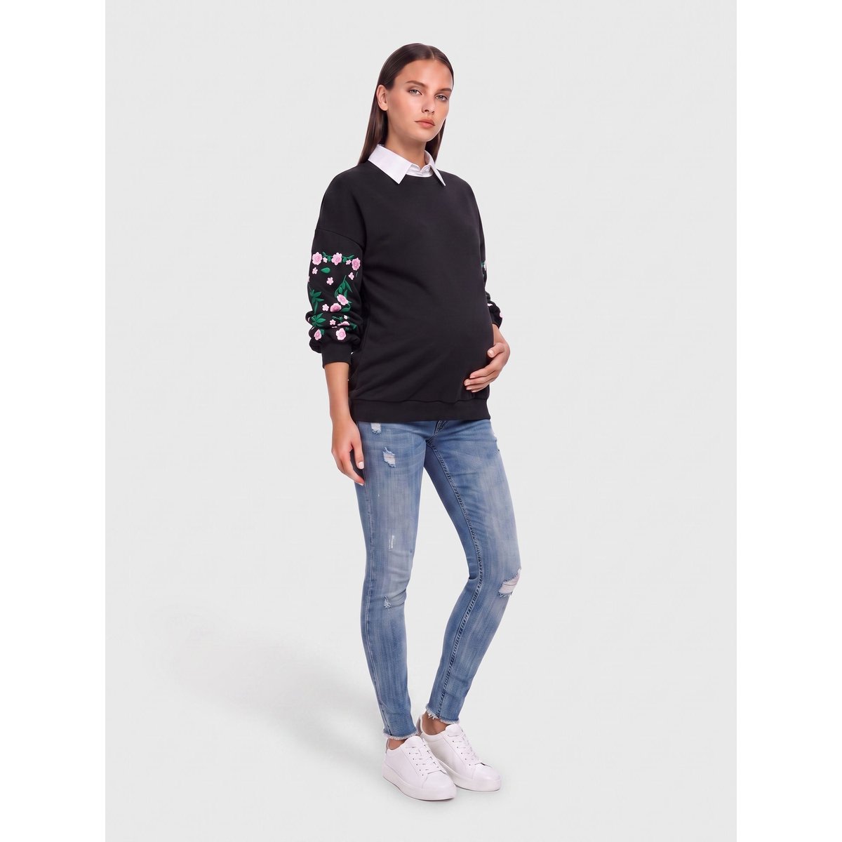Sweat-Shirt black 1, ONLY