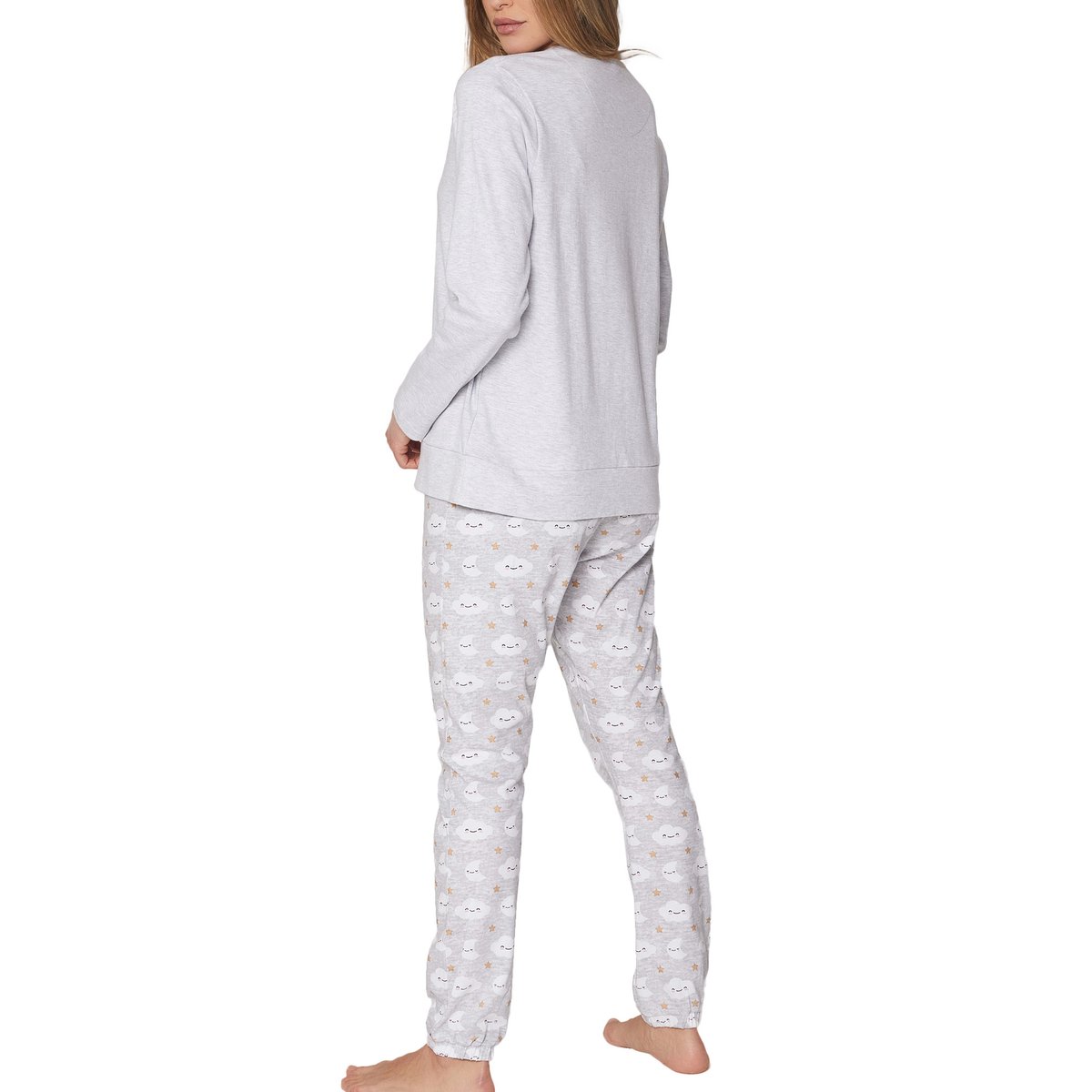 Pyjama pantalon top Dreaming Wonderful gris, ADMAS