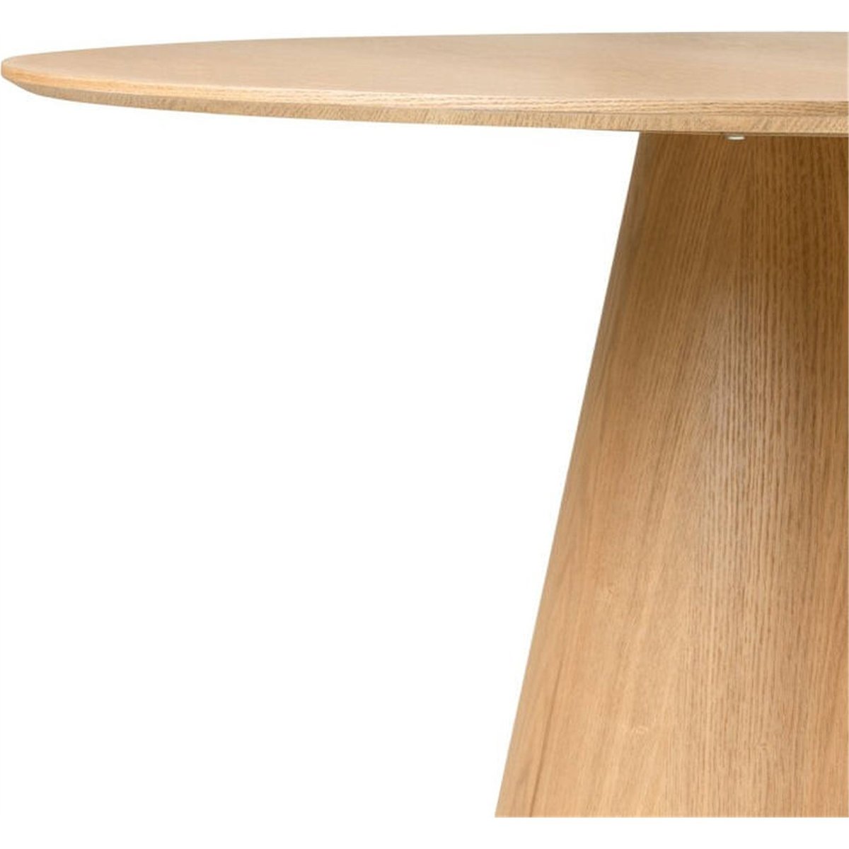 Table à manger ronde collection NORAN en bois bois naturel, RECOLLECTION