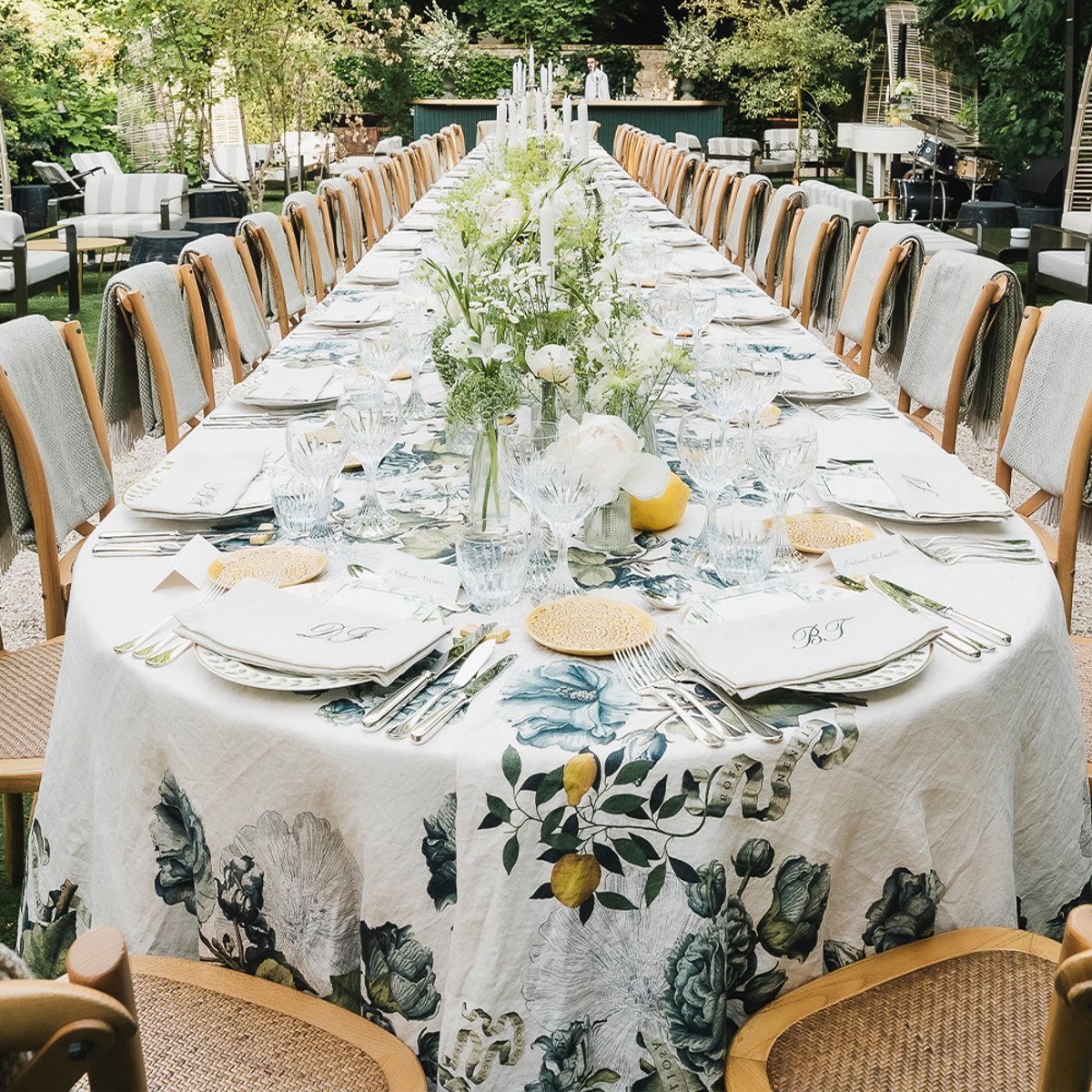 Nappe lin & coton lavé GIARDINO naturel, GARNIER THIEBAUT