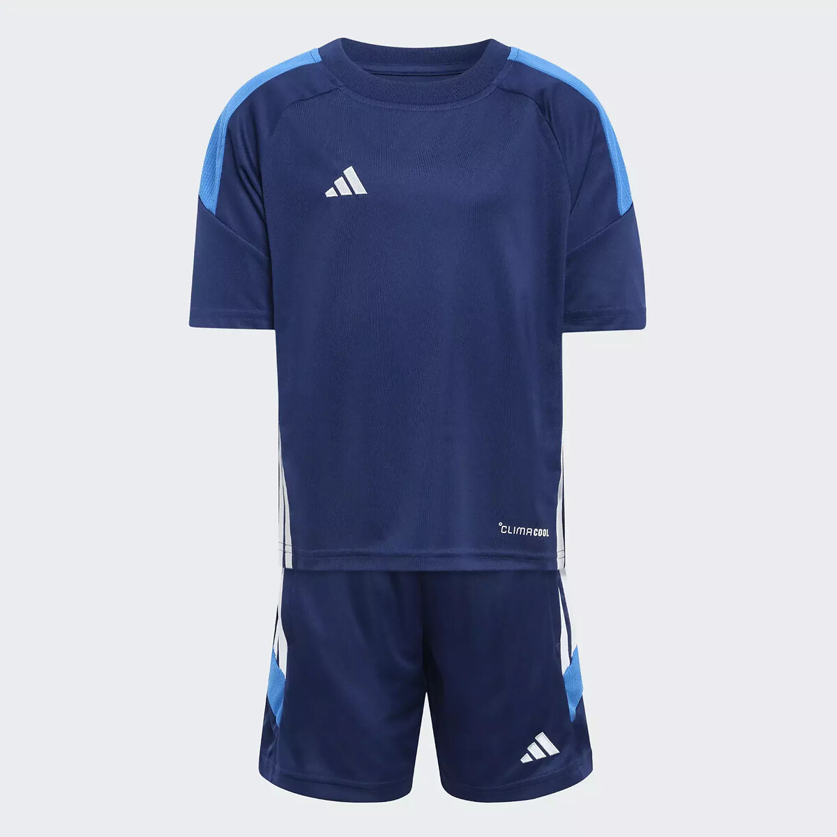 Ensemble T-shirt et short de football bleu marine/bleu, ADIDAS SPORTSWEAR