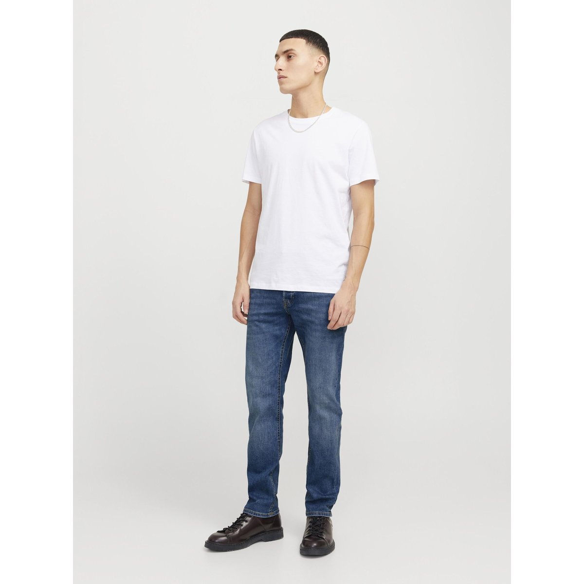 Jean Coupe Tapered blue denim, JACK & JONES