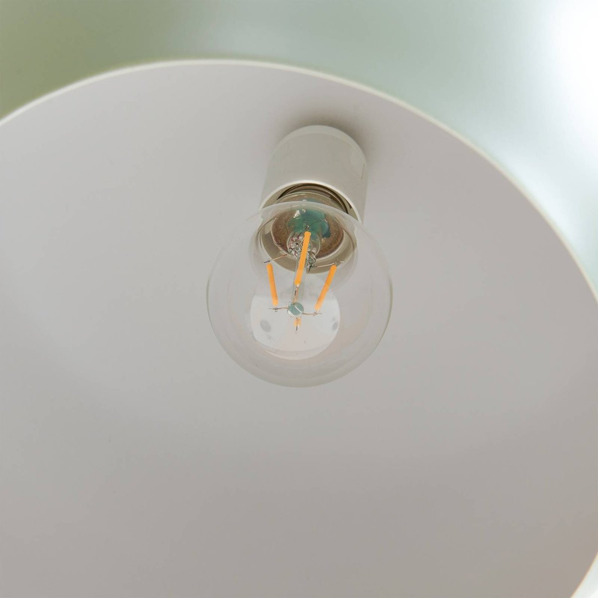 Suspension en métal scandinave, Malisa vert clair, blanc, LUCANDE
