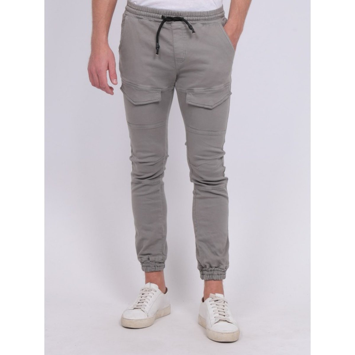 Pantalon Battle Molleton Clogo gris, RITCHIE