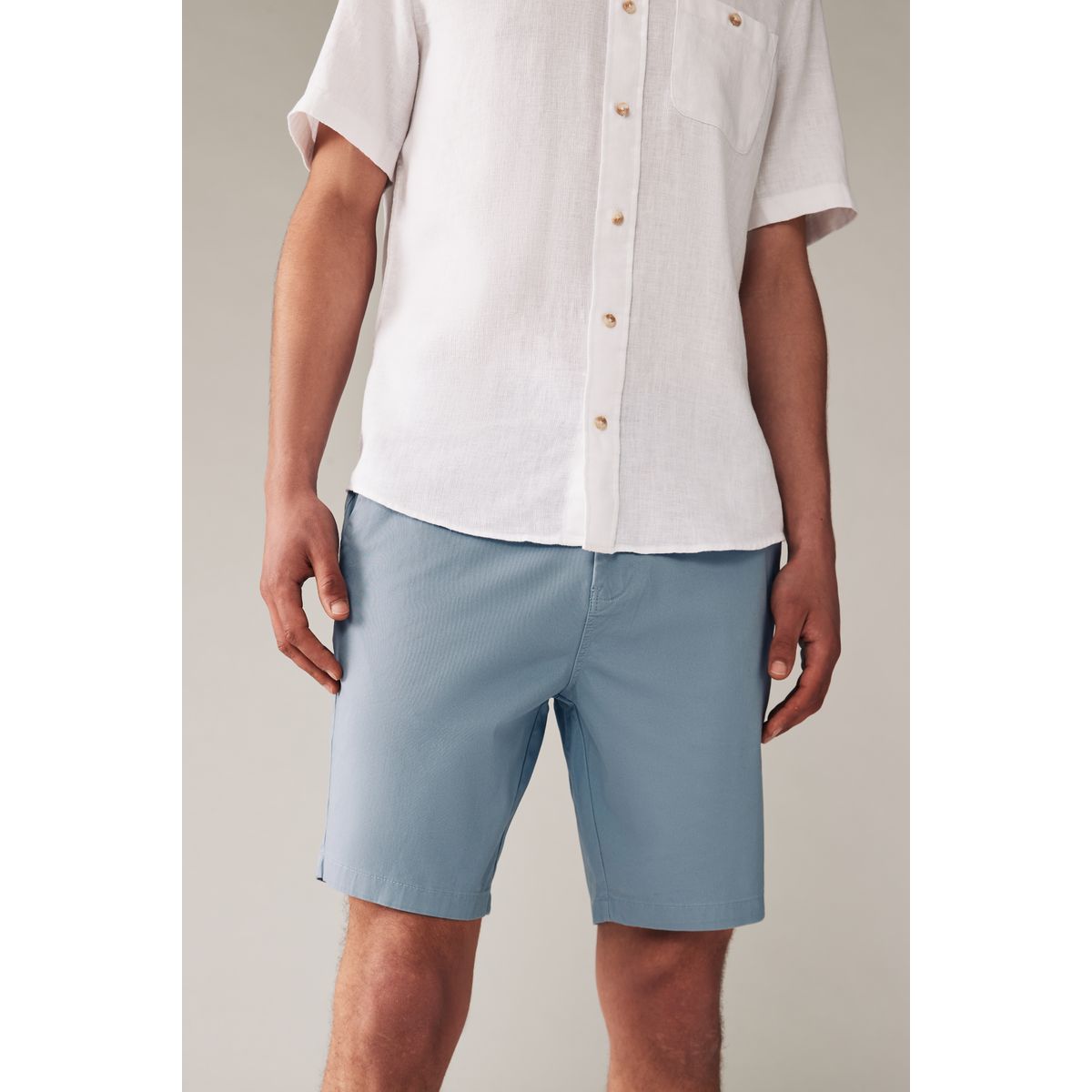 Shorts chino stretch coupe droite, lot de 3 multi-couleurs, NEXT