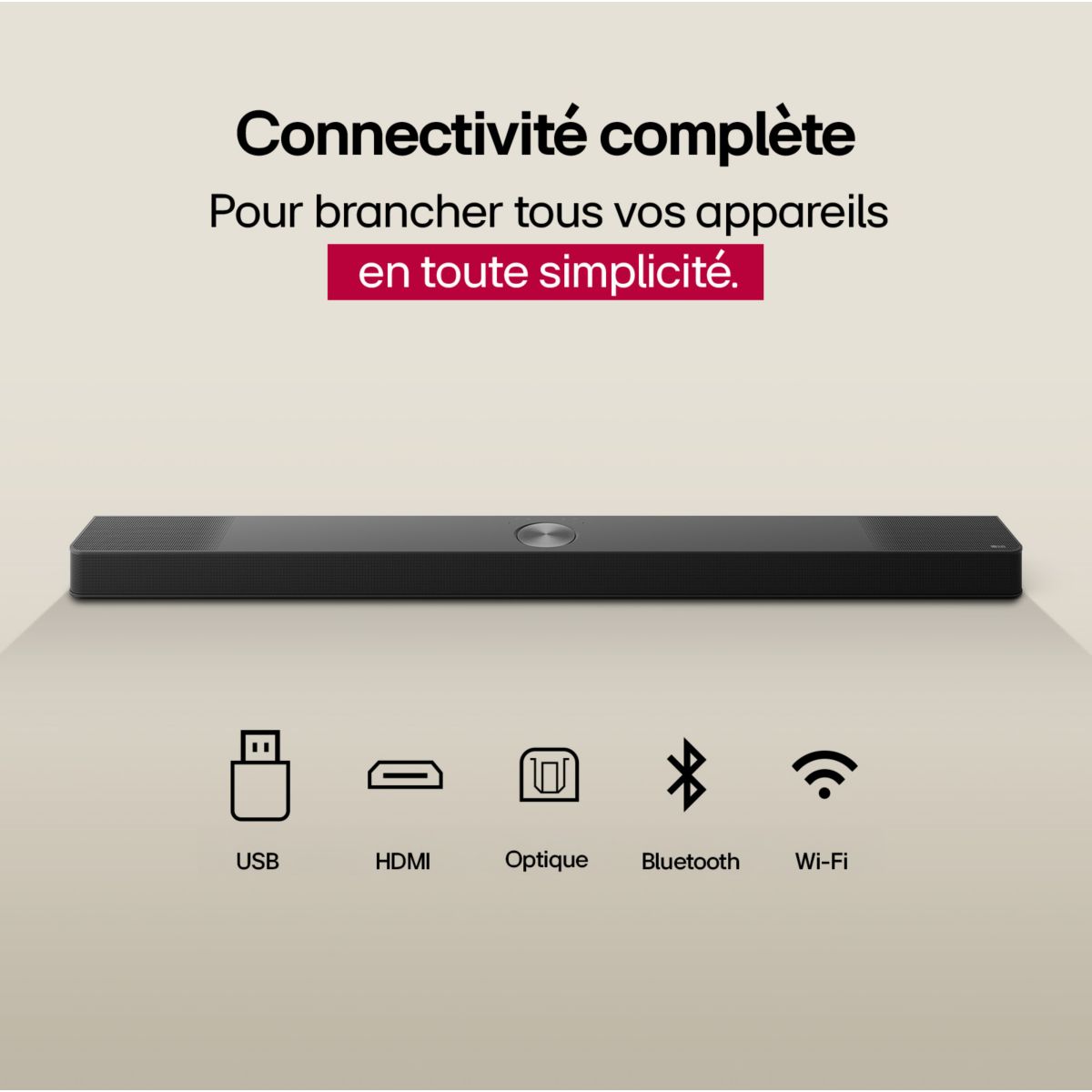 Barre de son S90TY couleur unique, LG