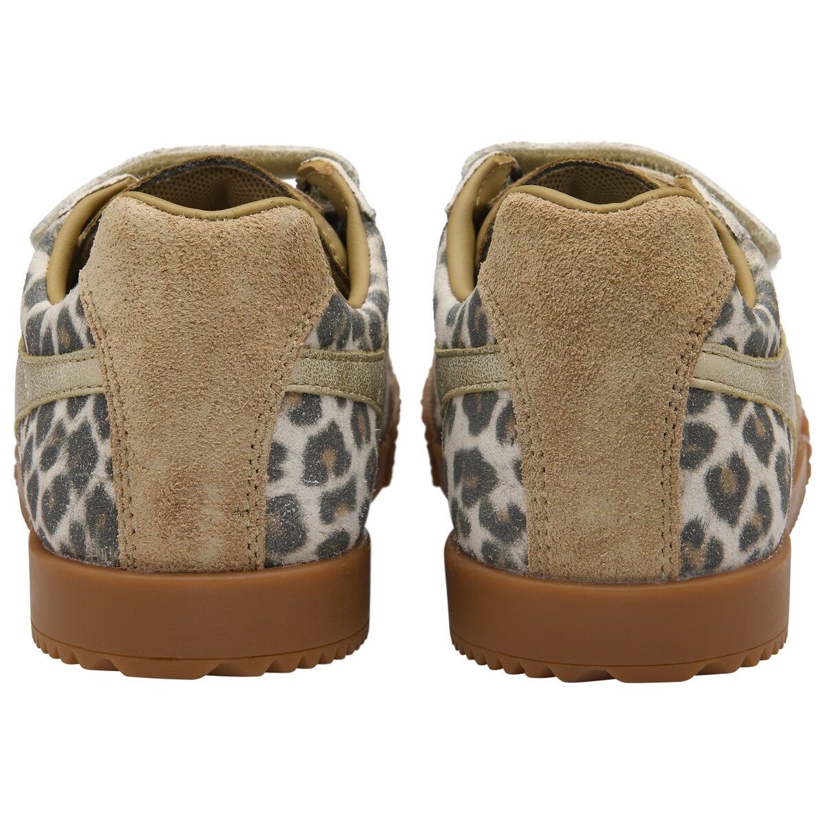 Baskets cuir HARRIER SAFARI STRAP léopard, GOLA