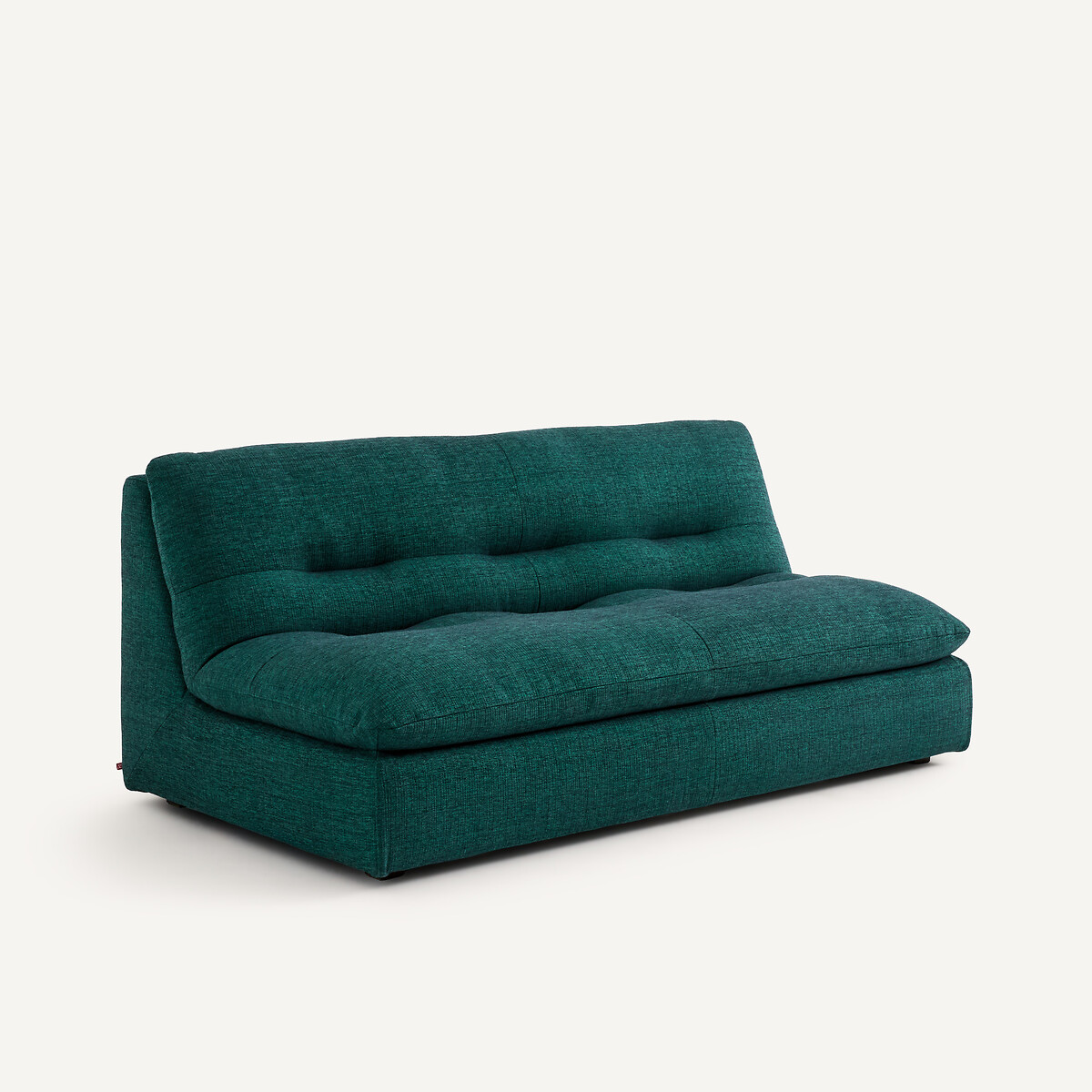 3-Sitzer-Sofa, modular, aus meliertem, Stoff, GIULIANO dunkelgrün, AM.PM