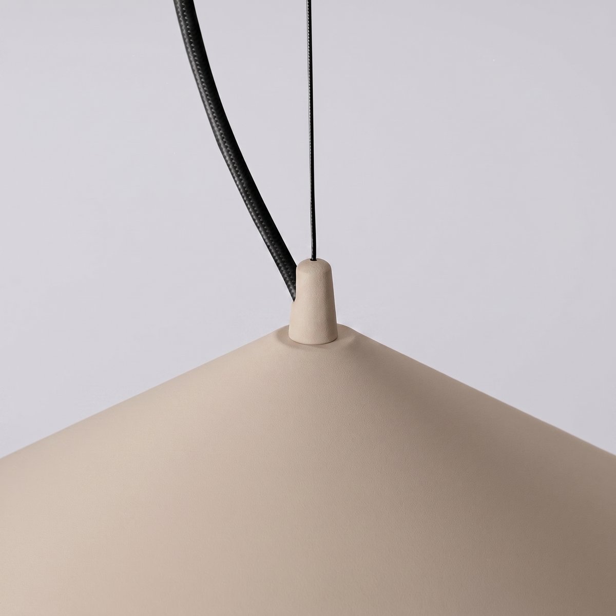 Suspension Acier Taupe LED 1 Fint taupe, EDEN