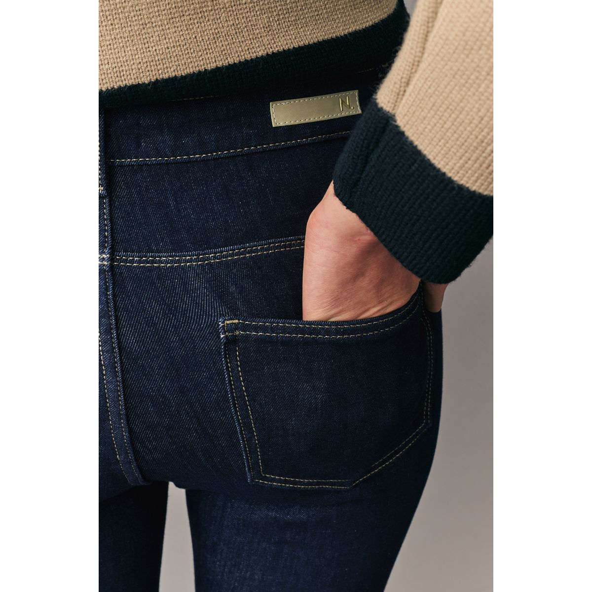 Jean skinny 360° stretch délavage brut, NEXT