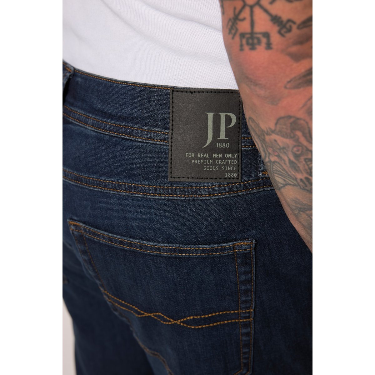 Jean coloré, FLEXNAMIC®, ventre confort bleu marine, JP1880
