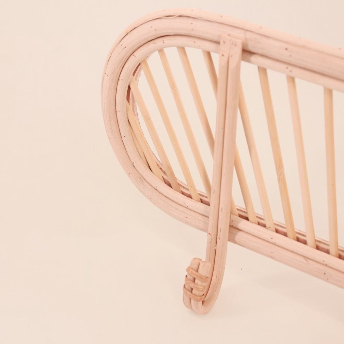 Porte manteau en rotin 45cm naturel, ORNAMI