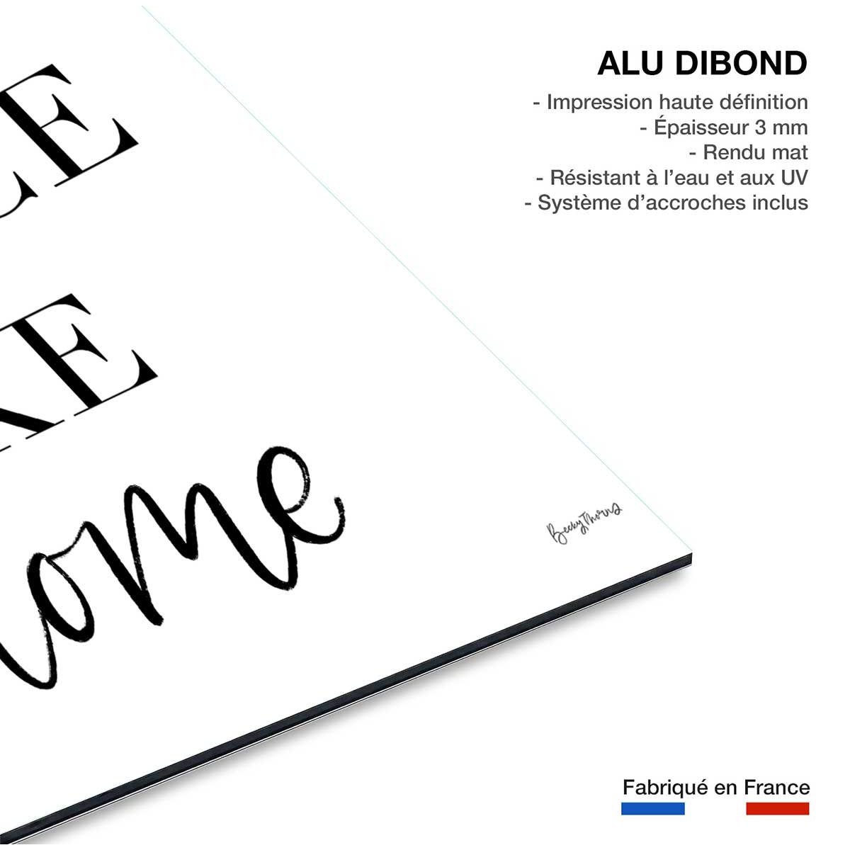 Tableau no place like home tableau alu dibond, HEXOA