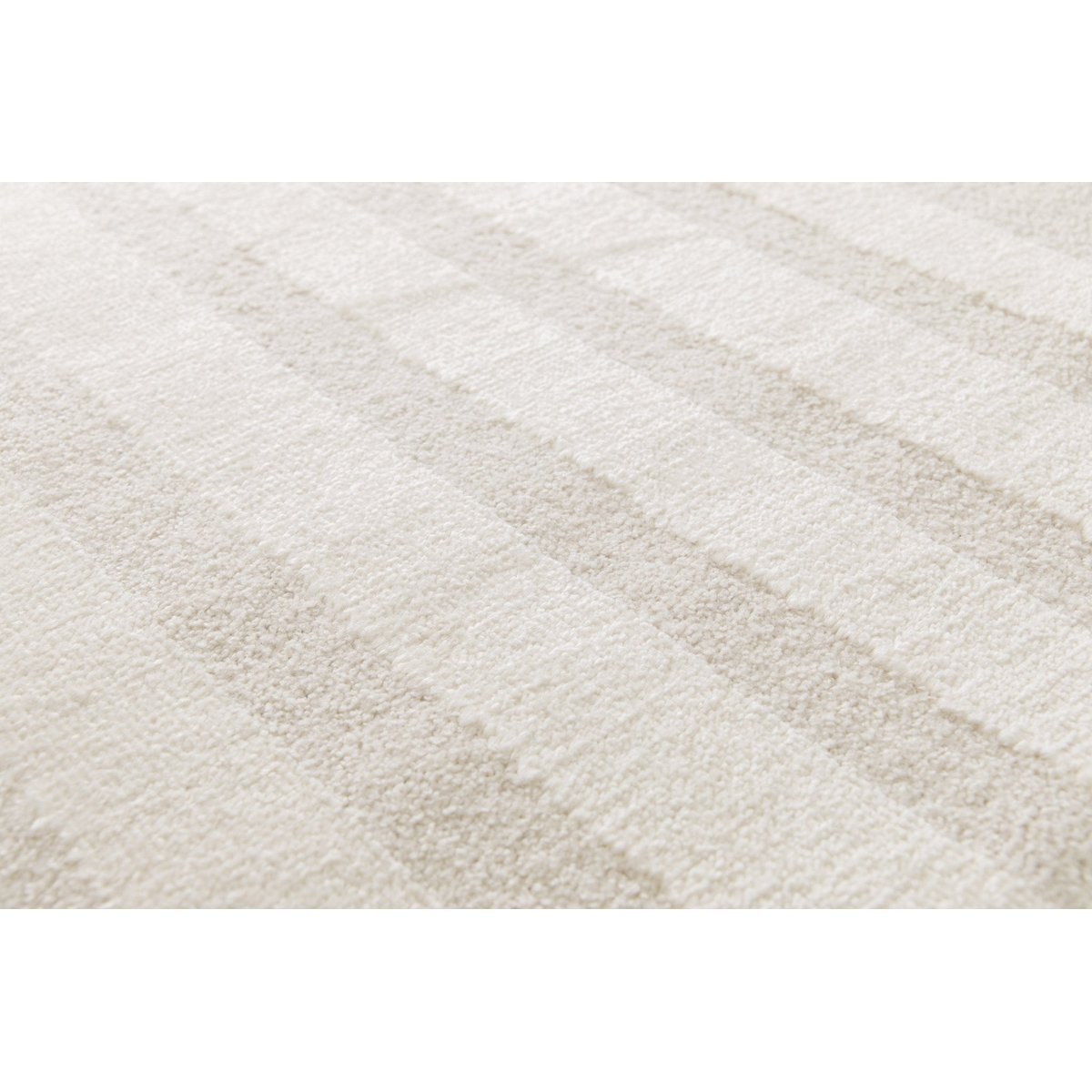 Tapis doux et confortable et graphique ARCH beige sable, AFK LIVING
