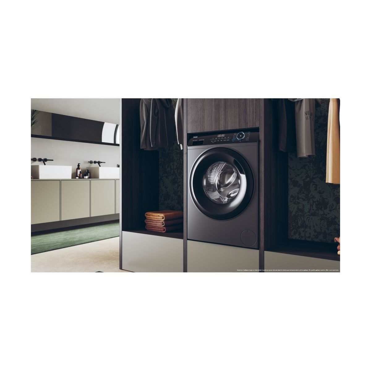 Lave linge hublot HW90-B14939S8-FR silver, HAIER