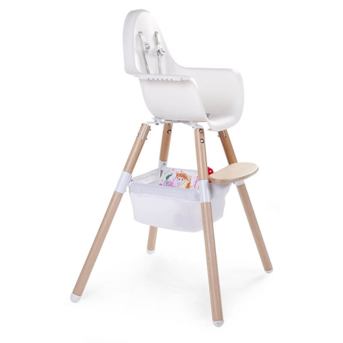 Accessoire panier pour chaise haute blanc, CHILDHOME
