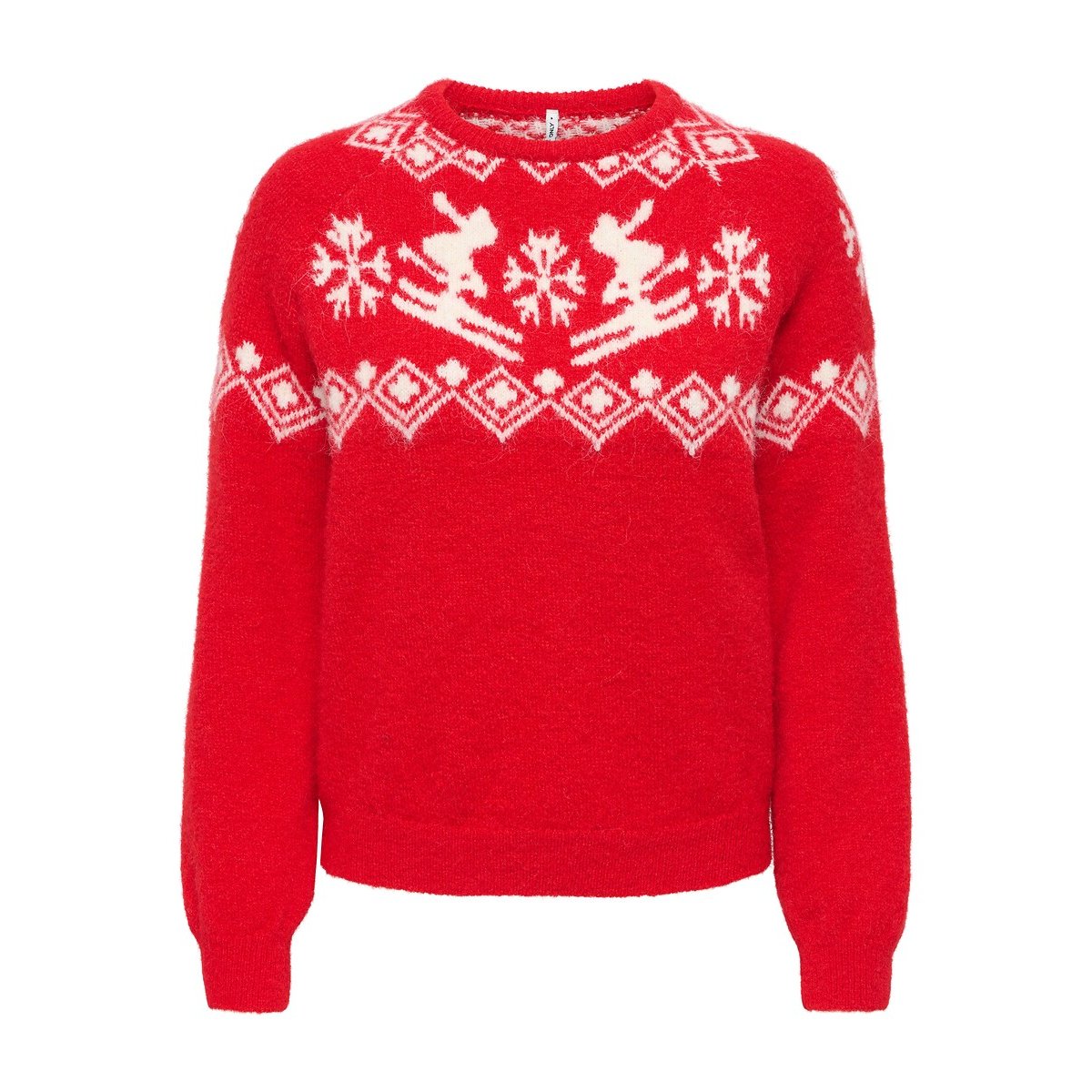 Pull de Noël rouge, ONLY