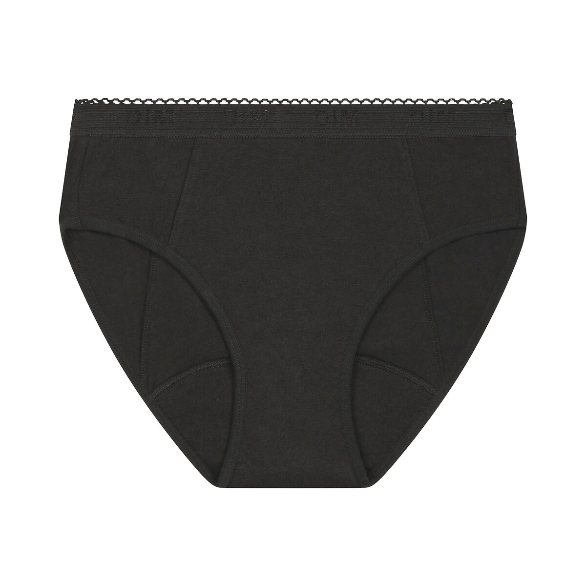 Menstruatieslip, high flow, junior zwart, DIM