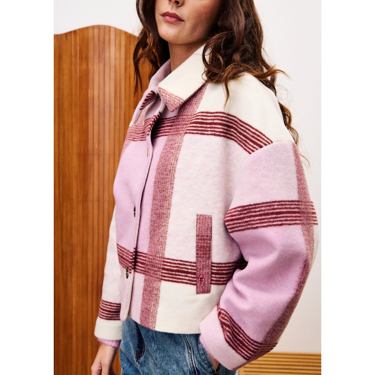 Manteau GALEA violet lilas, FRNCH