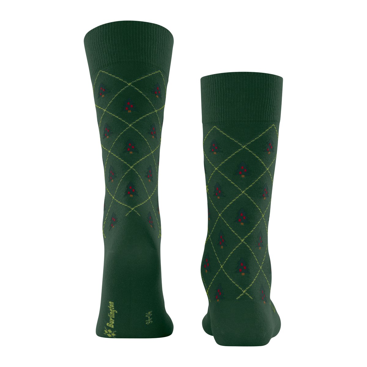 Chaussettes Christmas Tree Opaque vert, BURLINGTON