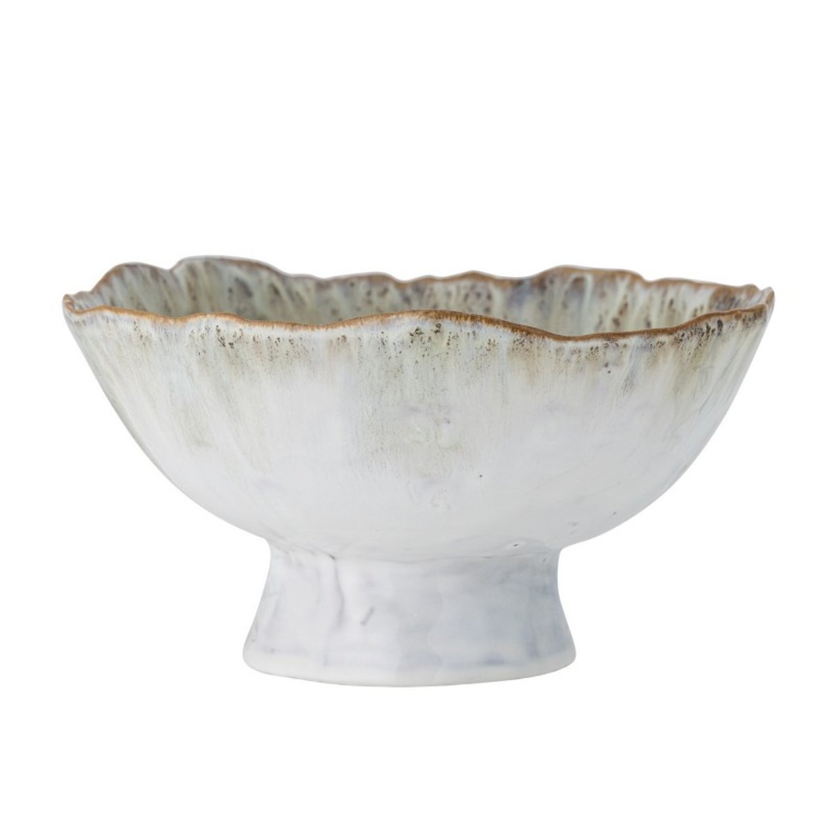 Bol artisanal irrégulier grès Joby vert jade, BLOOMINGVILLE