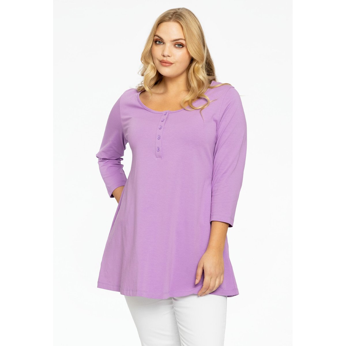 Tunique Avec des boutons violet clair, YOEK