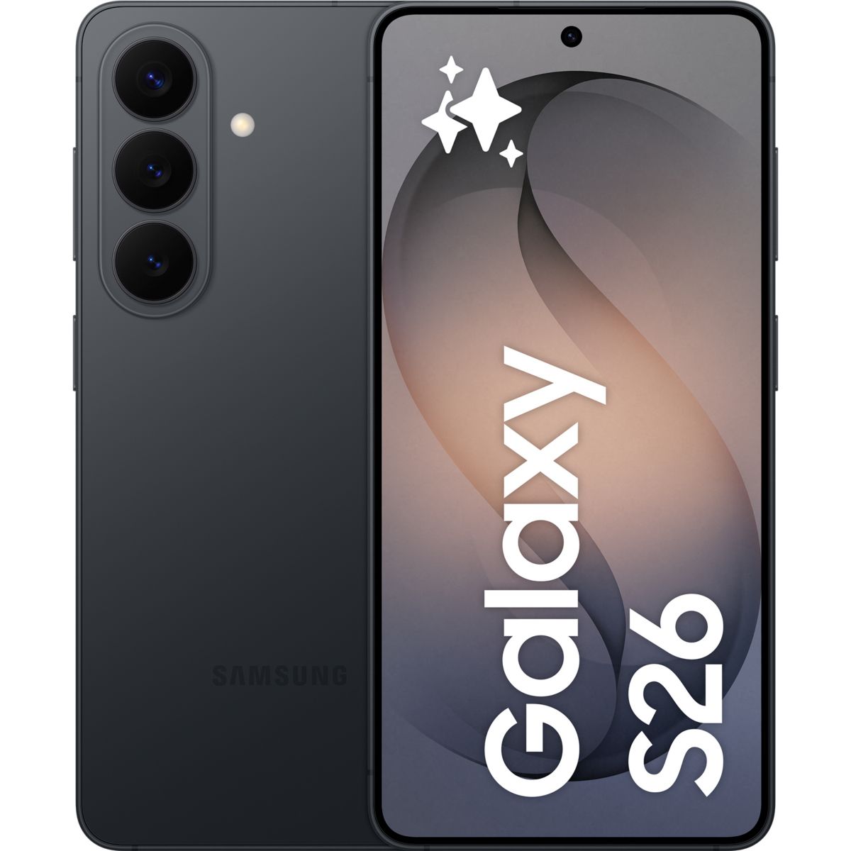 Smartphone Galaxy S26 Noir 512Go couleur unique, SAMSUNG