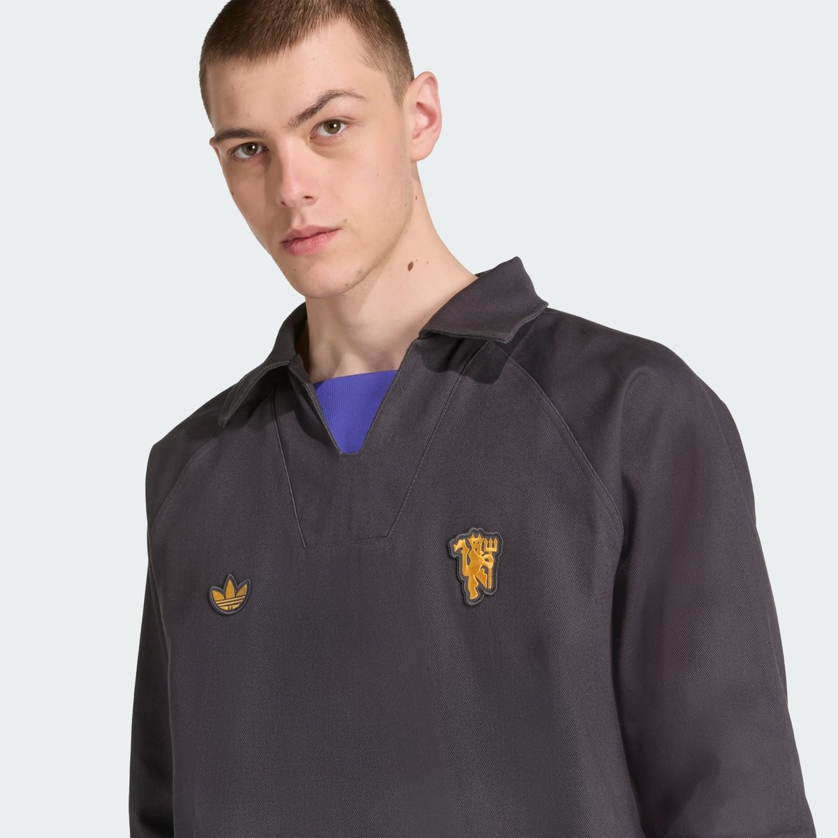 Haut D'entraînement Manchester United Terrace Icons Haut D'entraînement Manchester United Terrace Icons utility black, adidas Originals